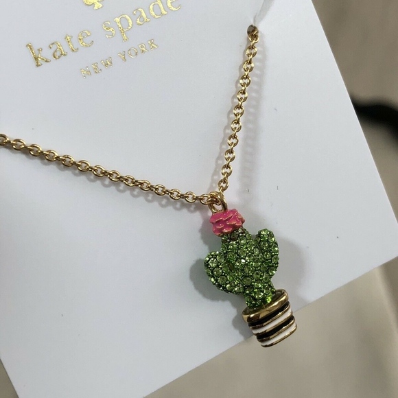 Kate Spade Cactus Mini Pendant Necklace - Picture 6 of 7